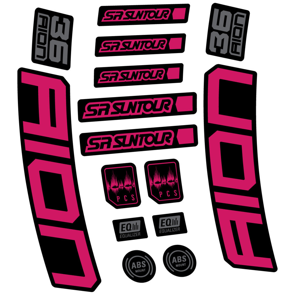 Decal for SR Suntour Aion 36 Boost Grey 2025, Fork, bike sticker vinyl