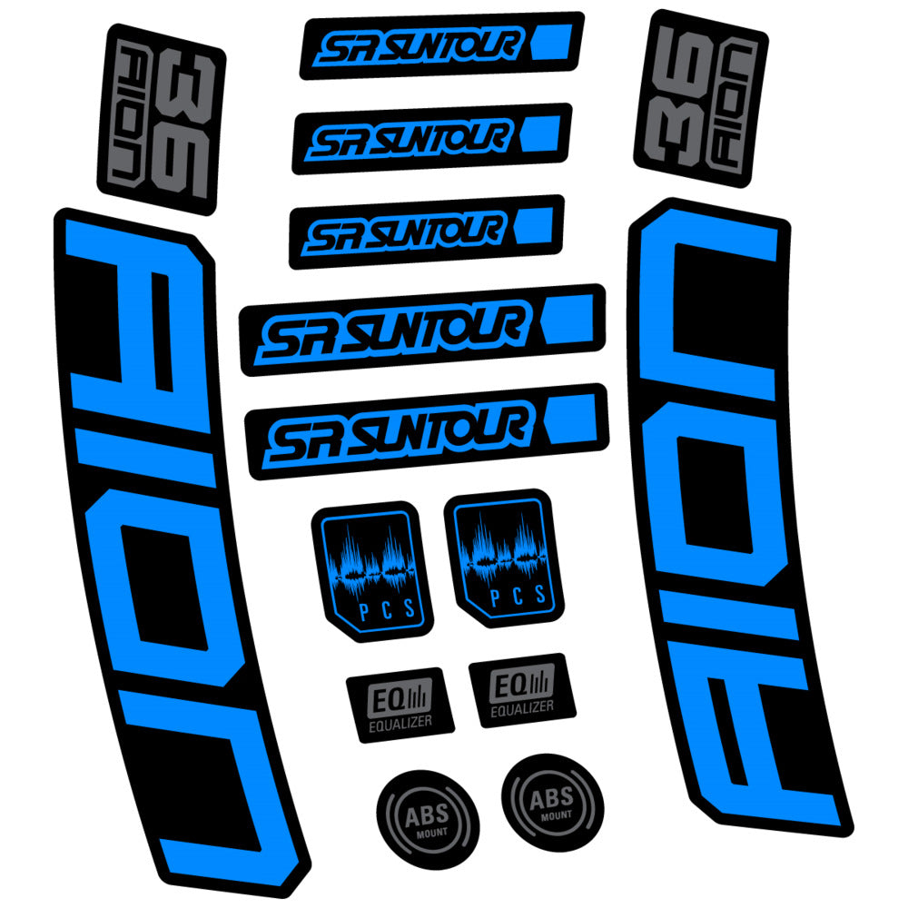 Decal for SR Suntour Aion 36 Boost Grey 2025, Fork, bike sticker vinyl