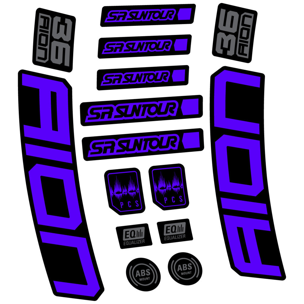 Decal for SR Suntour Aion 36 Boost Grey 2025, Fork, bike sticker vinyl