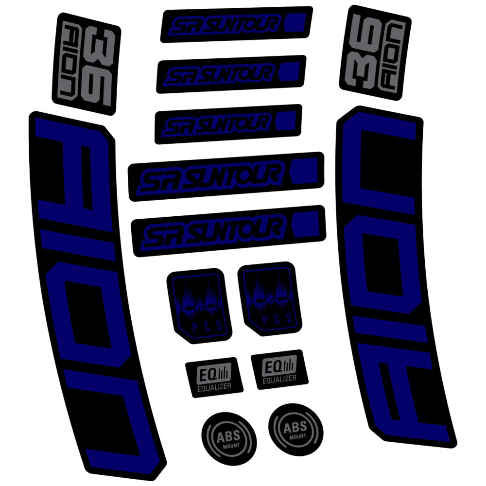 Decal for SR Suntour Aion 36 Boost Grey 2025, Fork, bike sticker vinyl