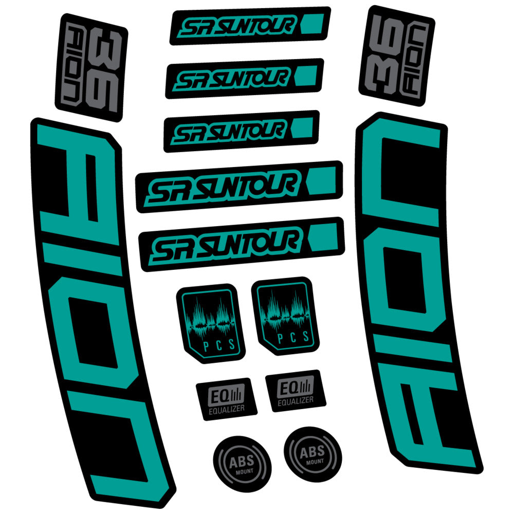 Decal for SR Suntour Aion 36 Boost Grey 2025, Fork, bike sticker vinyl