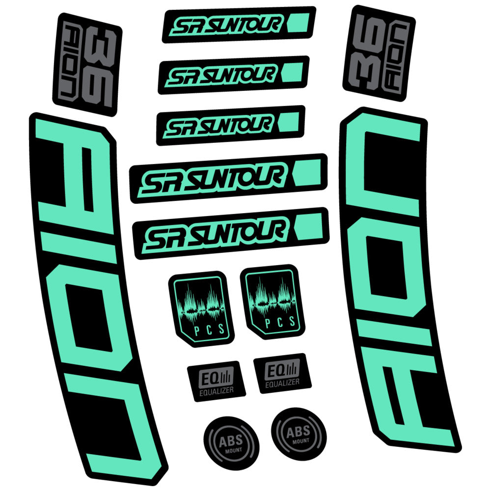 Decal for SR Suntour Aion 36 Boost Grey 2025, Fork, bike sticker vinyl