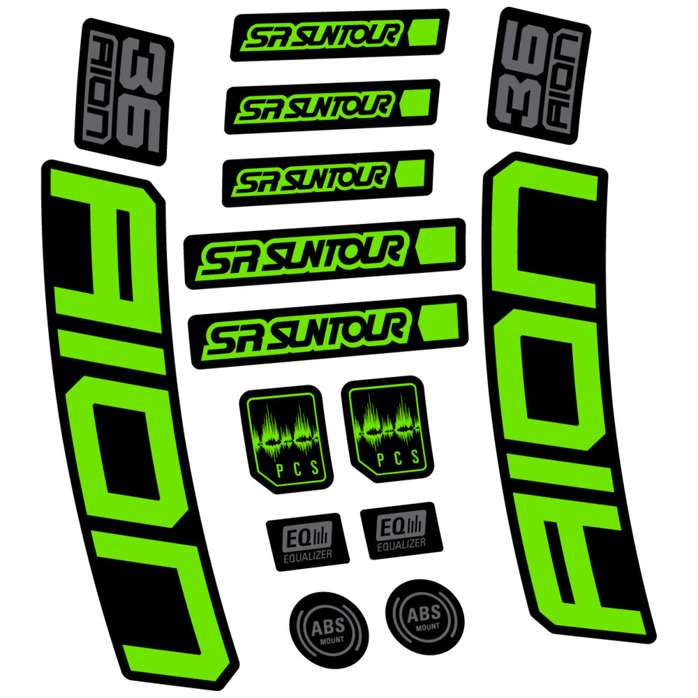 Decal for SR Suntour Aion 36 Boost Grey 2025, Fork, bike sticker vinyl