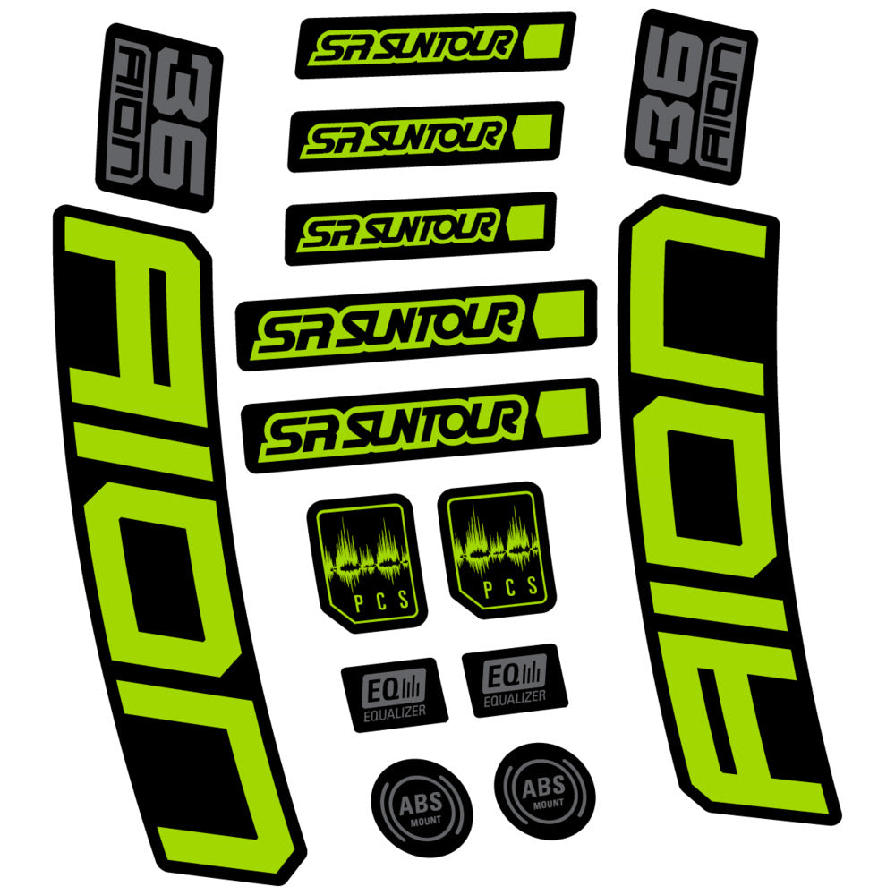 Decal for SR Suntour Aion 36 Boost Grey 2025, Fork, bike sticker vinyl