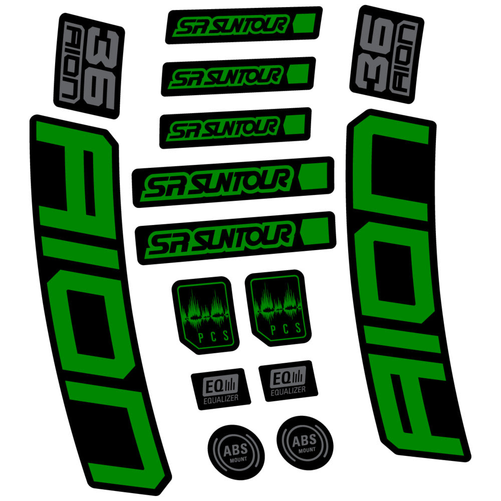 Decal for SR Suntour Aion 36 Boost Grey 2025, Fork, bike sticker vinyl