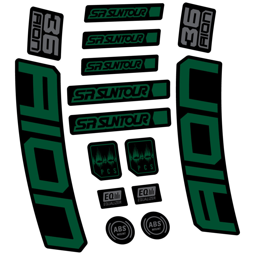 Decal for SR Suntour Aion 36 Boost Grey 2025, Fork, bike sticker vinyl