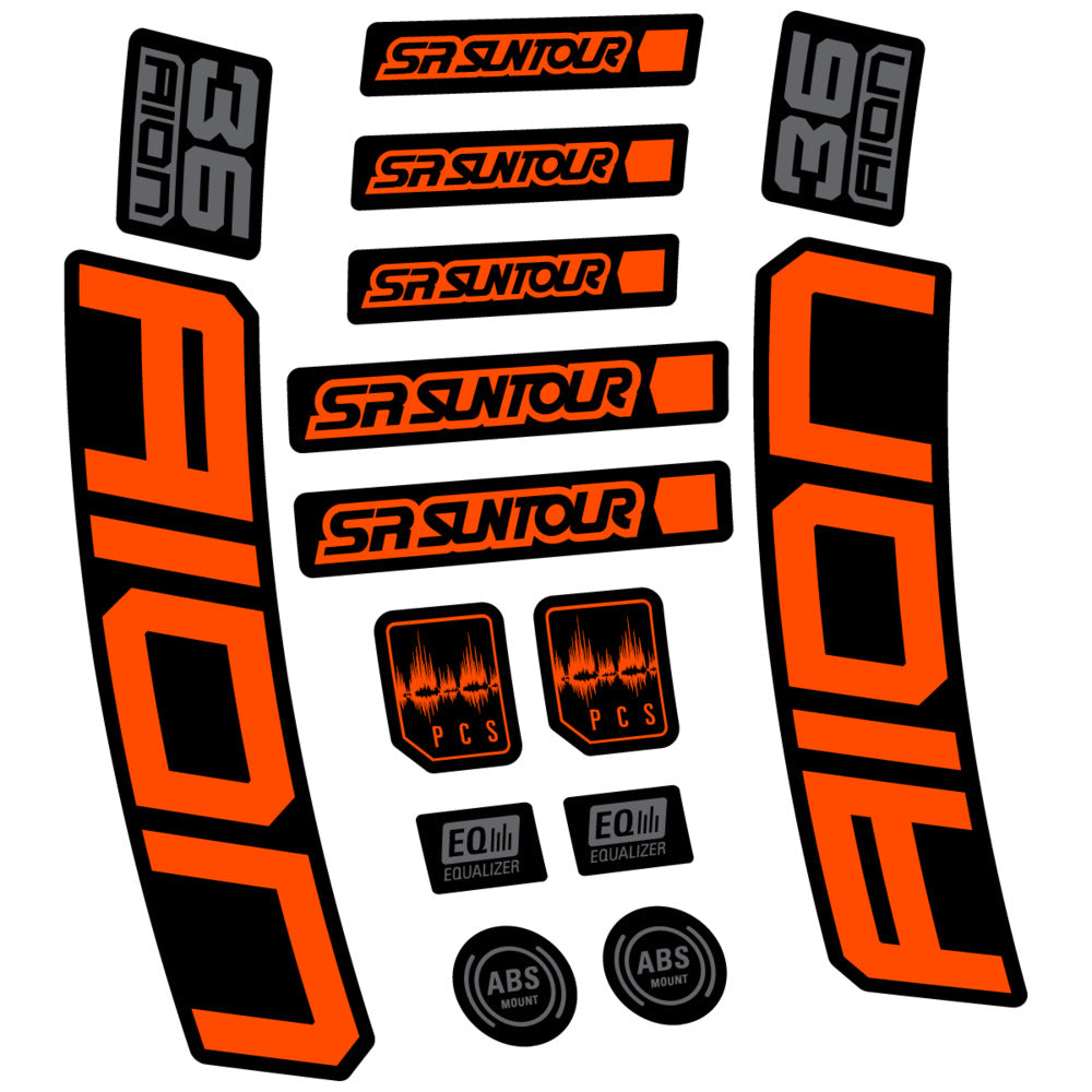 Decal for SR Suntour Aion 36 Boost Grey 2025, Fork, bike sticker vinyl