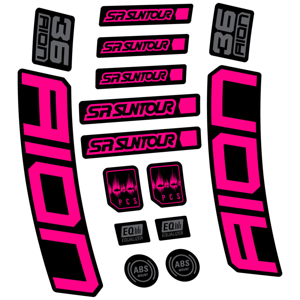 Decal for SR Suntour Aion 36 Boost Grey 2025, Fork, bike sticker vinyl