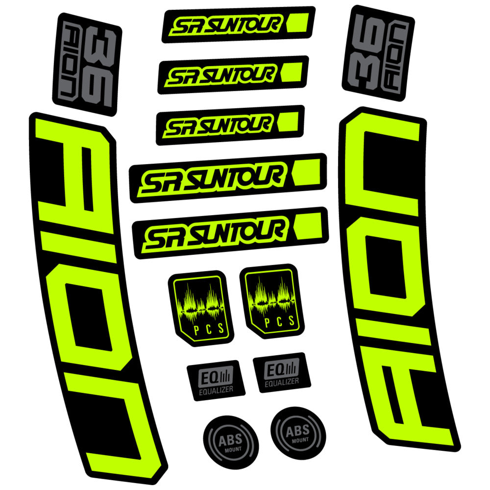 Decal for SR Suntour Aion 36 Boost Grey 2025, Fork, bike sticker vinyl