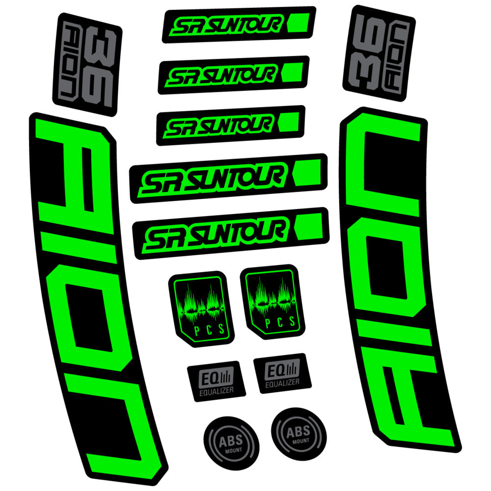 Decal for SR Suntour Aion 36 Boost Grey 2025, Fork, bike sticker vinyl