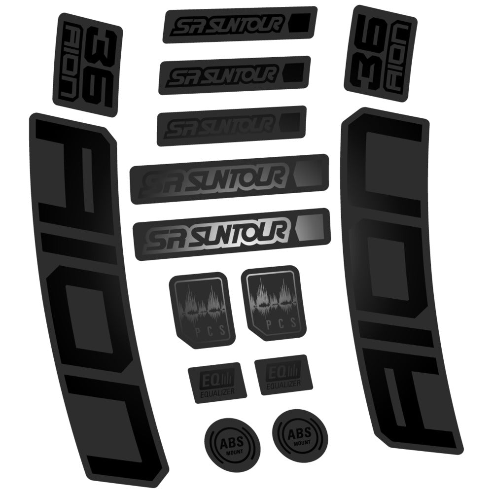 Decal for SR Suntour Aion 36 Boost Grey 2025, Fork, bike sticker vinyl