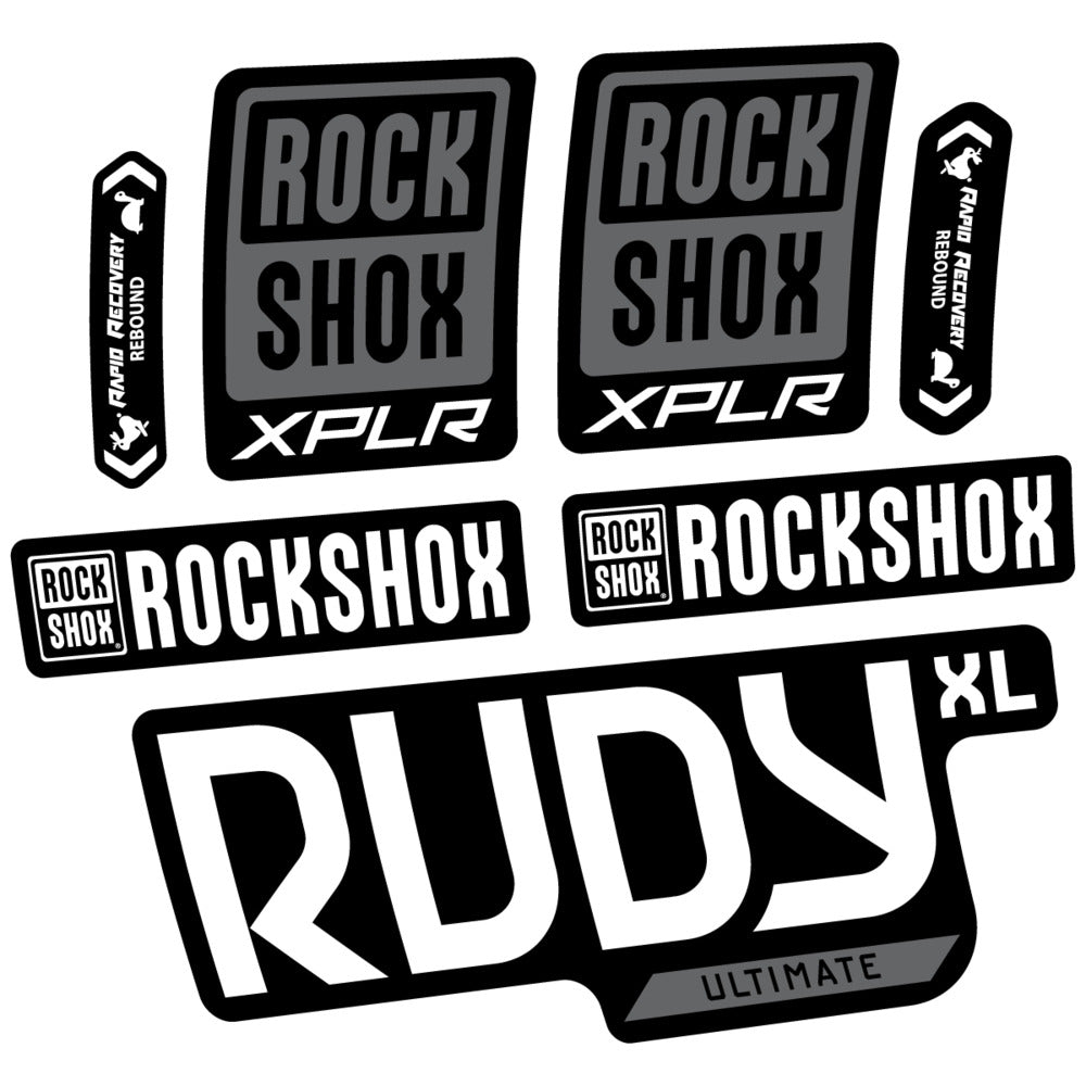 Decal RockShox Rudy XL Ultimate 2026, Fork 29" 30mm, bike sticker vinyl