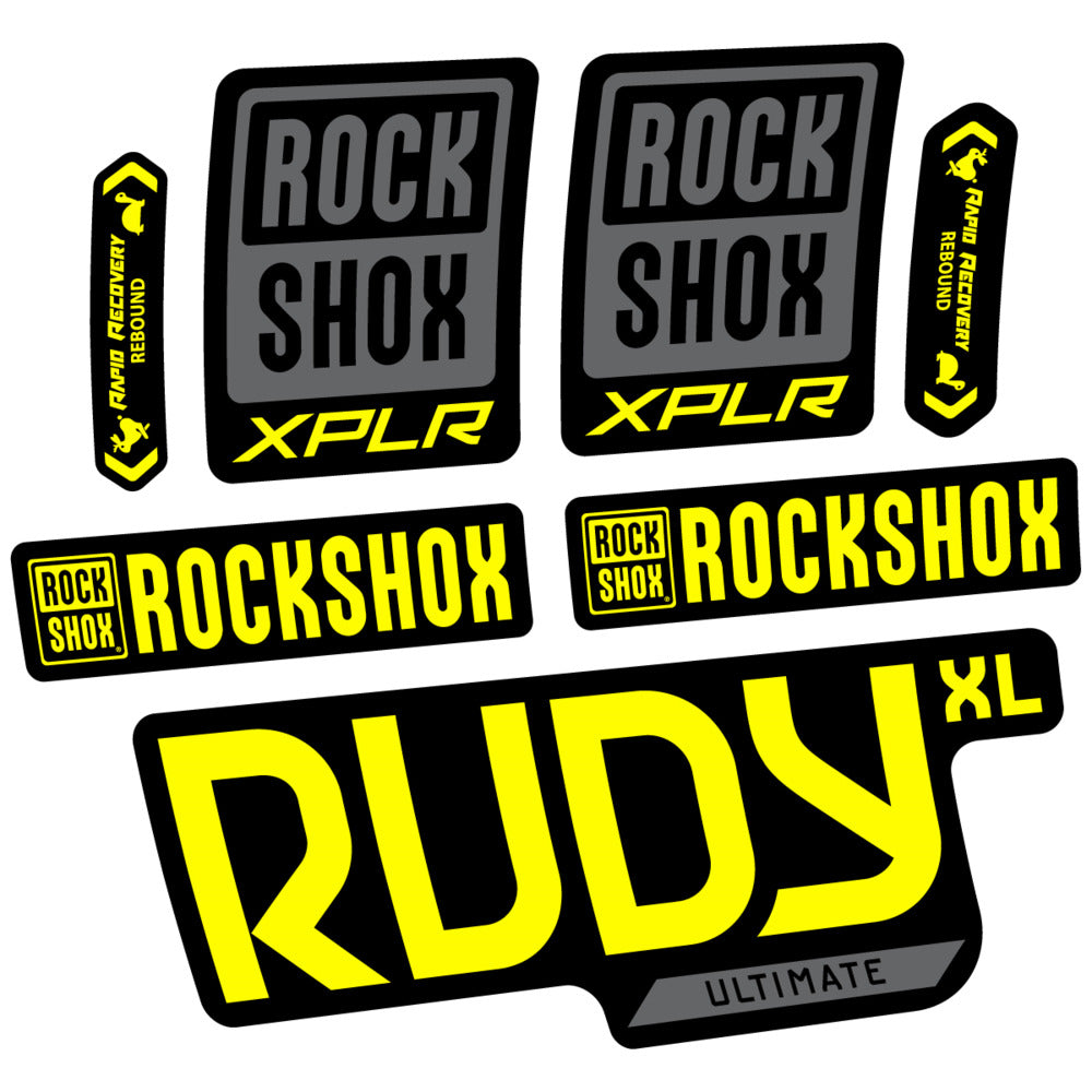 Decal RockShox Rudy XL Ultimate 2026, Fork 29" 30mm, bike sticker vinyl