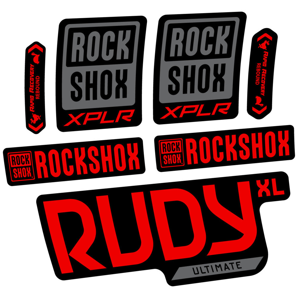 Decal RockShox Rudy XL Ultimate 2026, Fork 29" 30mm, bike sticker vinyl