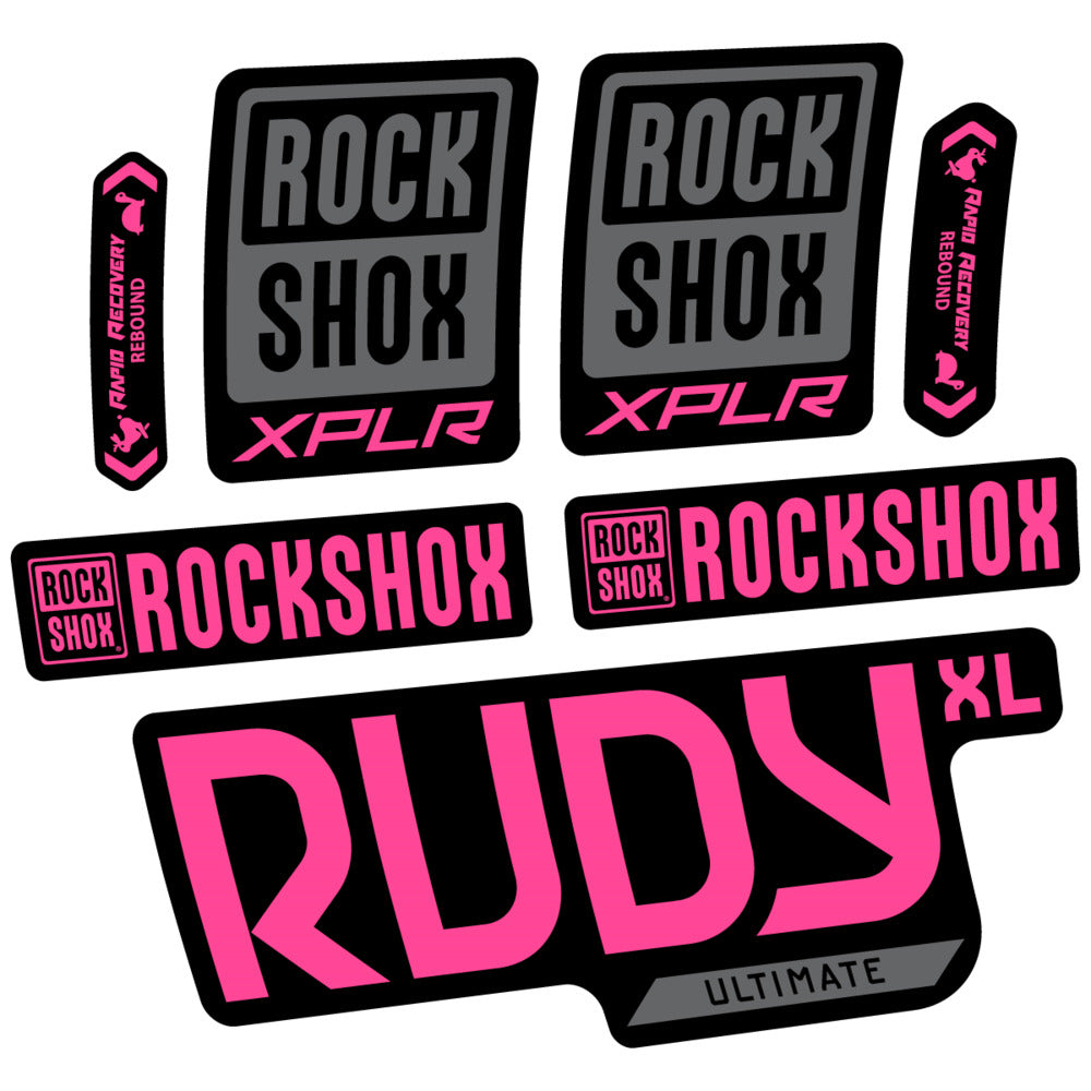 Decal RockShox Rudy XL Ultimate 2026, Fork 29" 30mm, bike sticker vinyl