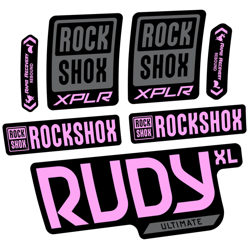 Decal RockShox Rudy XL Ultimate 2026, Fork 29" 30mm, bike sticker vinyl