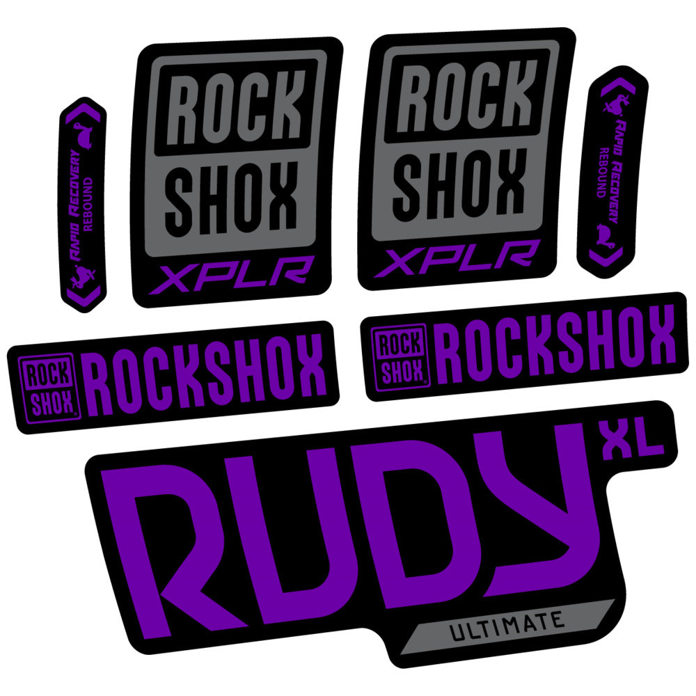 Decal RockShox Rudy XL Ultimate 2026, Fork 29" 30mm, bike sticker vinyl