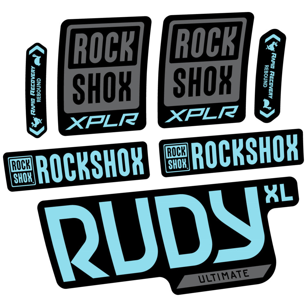 Decal RockShox Rudy XL Ultimate 2026, Fork 29" 30mm, bike sticker vinyl