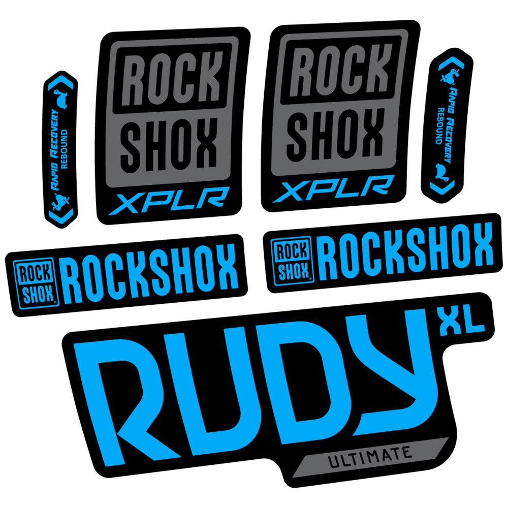 Decal RockShox Rudy XL Ultimate 2026, Fork 29" 30mm, bike sticker vinyl