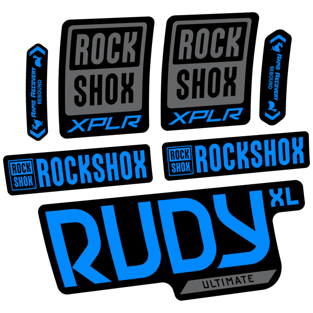 Decal RockShox Rudy XL Ultimate 2026, Fork 29" 30mm, bike sticker vinyl