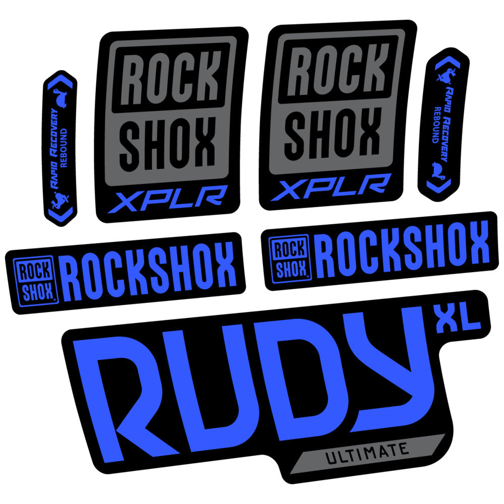 Decal RockShox Rudy XL Ultimate 2026, Fork 29" 30mm, bike sticker vinyl