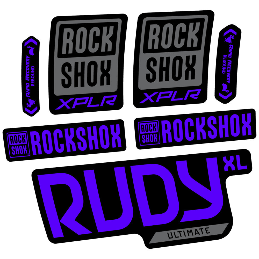 Decal RockShox Rudy XL Ultimate 2026, Fork 29" 30mm, bike sticker vinyl