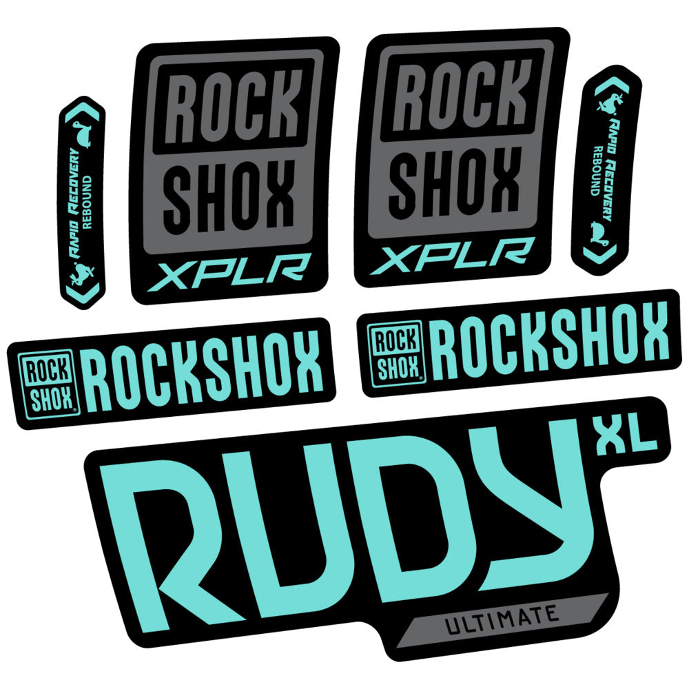 Decal RockShox Rudy XL Ultimate 2026, Fork 29" 30mm, bike sticker vinyl