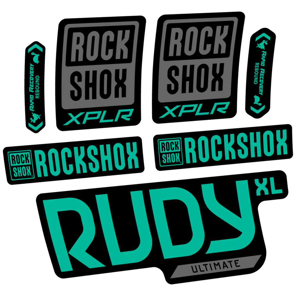 Decal RockShox Rudy XL Ultimate 2026, Fork 29" 30mm, bike sticker vinyl