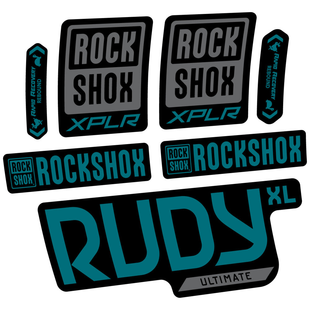 Decal RockShox Rudy XL Ultimate 2026, Fork 29" 30mm, bike sticker vinyl