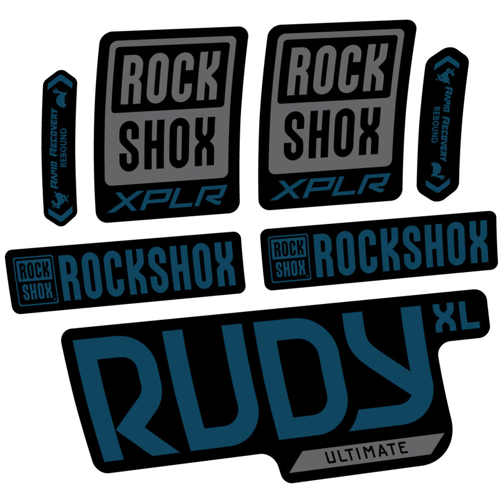 Decal RockShox Rudy XL Ultimate 2026, Fork 29" 30mm, bike sticker vinyl