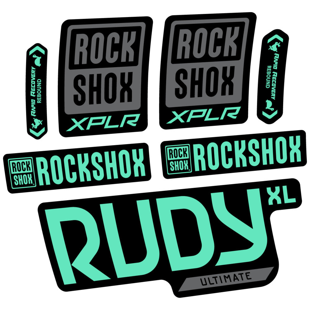 Decal RockShox Rudy XL Ultimate 2026, Fork 29" 30mm, bike sticker vinyl