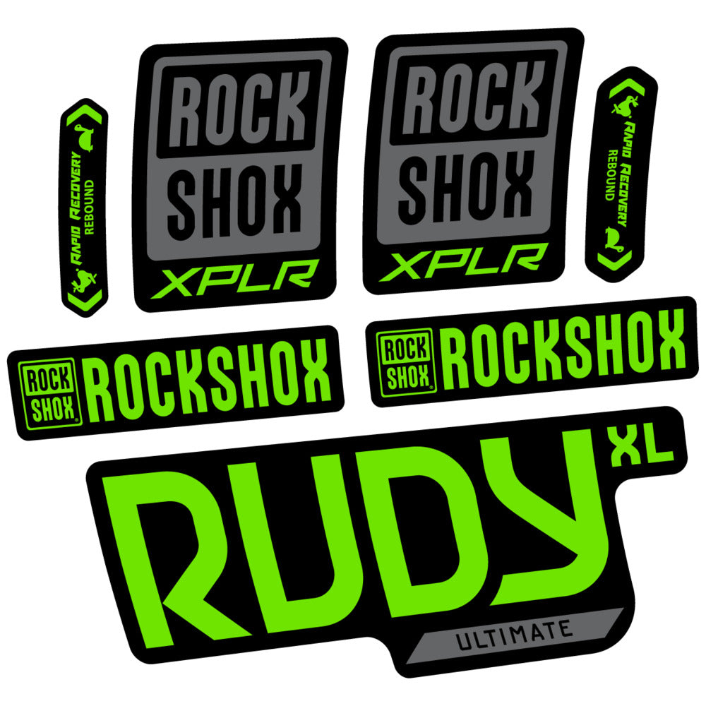 Decal RockShox Rudy XL Ultimate 2026, Fork 29" 30mm, bike sticker vinyl