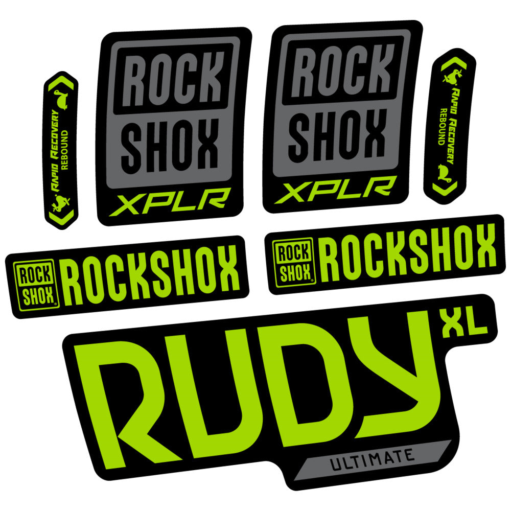 Decal RockShox Rudy XL Ultimate 2026, Fork 29" 30mm, bike sticker vinyl