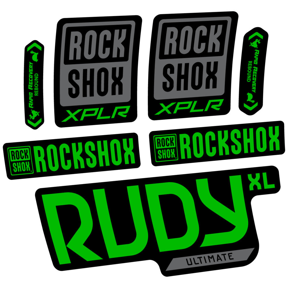 Decal RockShox Rudy XL Ultimate 2026, Fork 29" 30mm, bike sticker vinyl