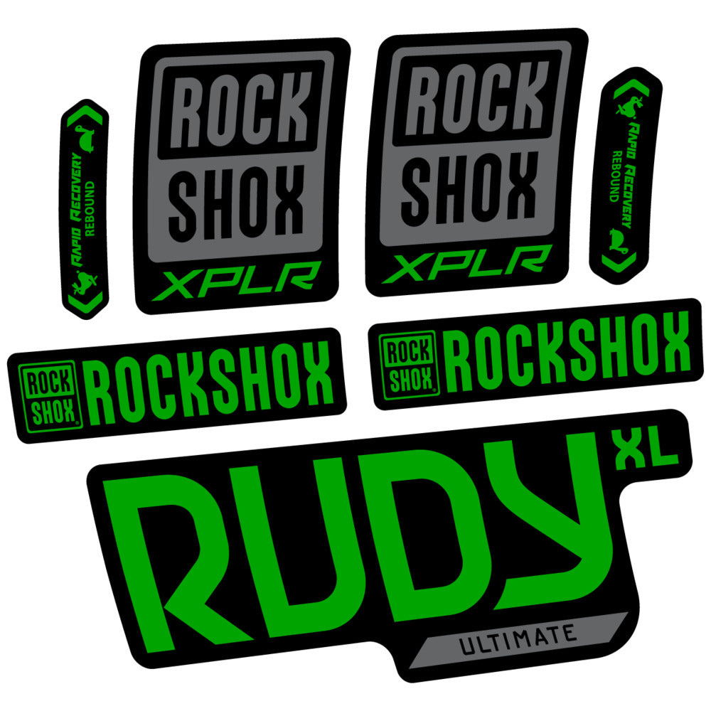 Decal RockShox Rudy XL Ultimate 2026, Fork 29" 30mm, bike sticker vinyl