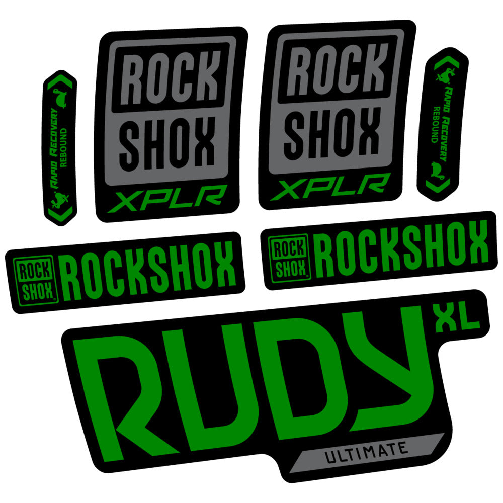 Decal RockShox Rudy XL Ultimate 2026, Fork 29" 30mm, bike sticker vinyl