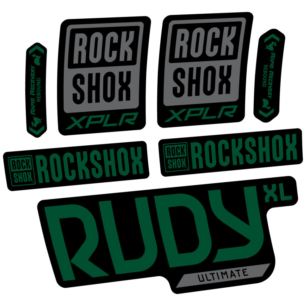 Decal RockShox Rudy XL Ultimate 2026, Fork 29" 30mm, bike sticker vinyl