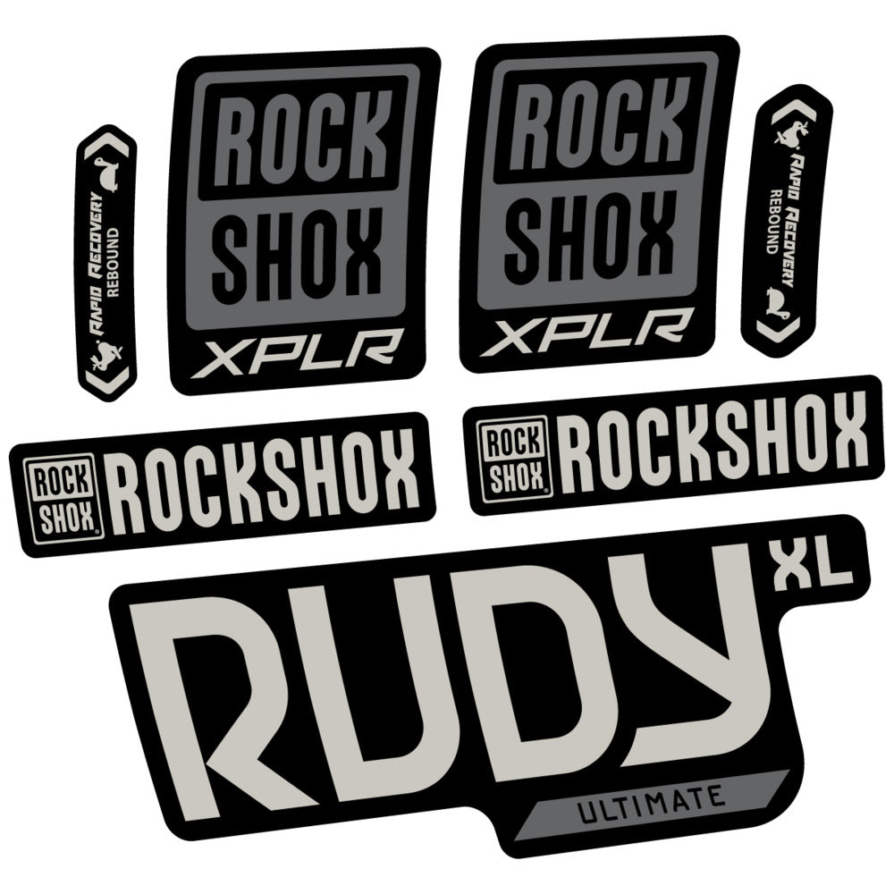 Decal RockShox Rudy XL Ultimate 2026, Fork 29" 30mm, bike sticker vinyl