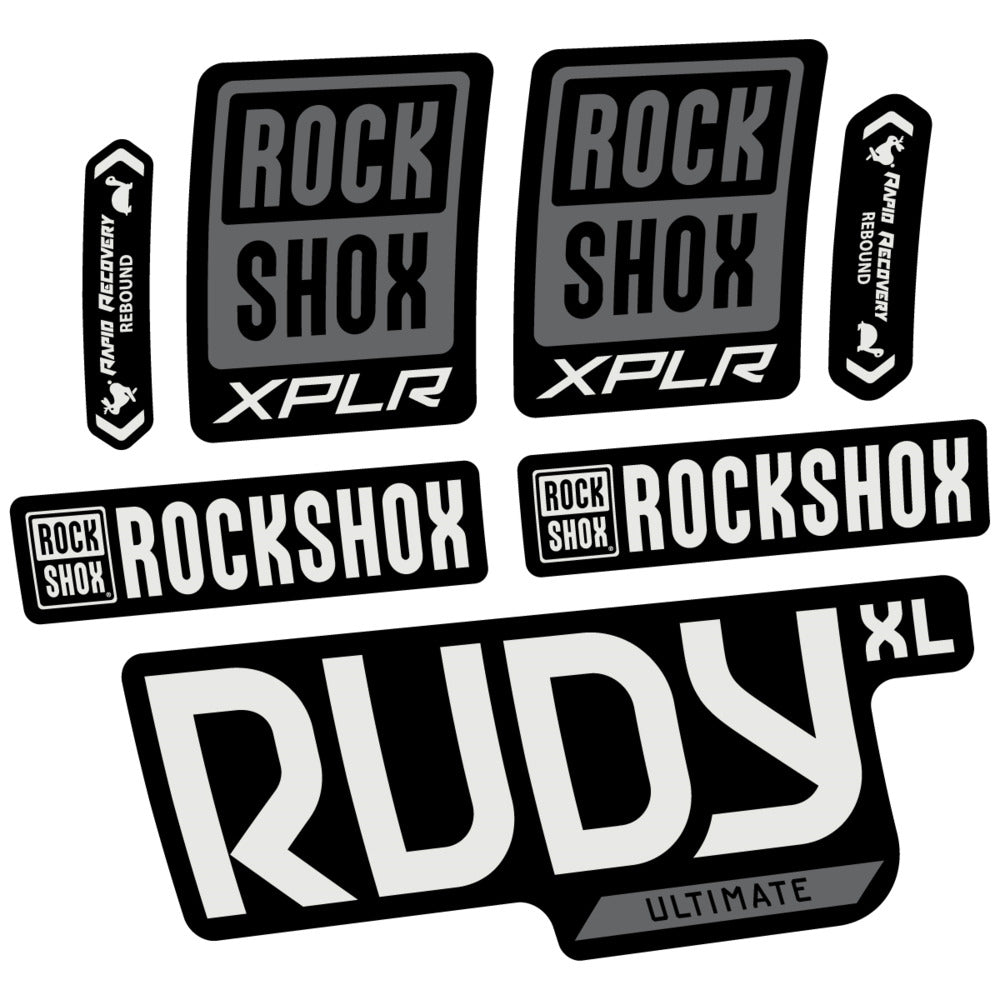 Decal RockShox Rudy XL Ultimate 2026, Fork 29" 30mm, bike sticker vinyl