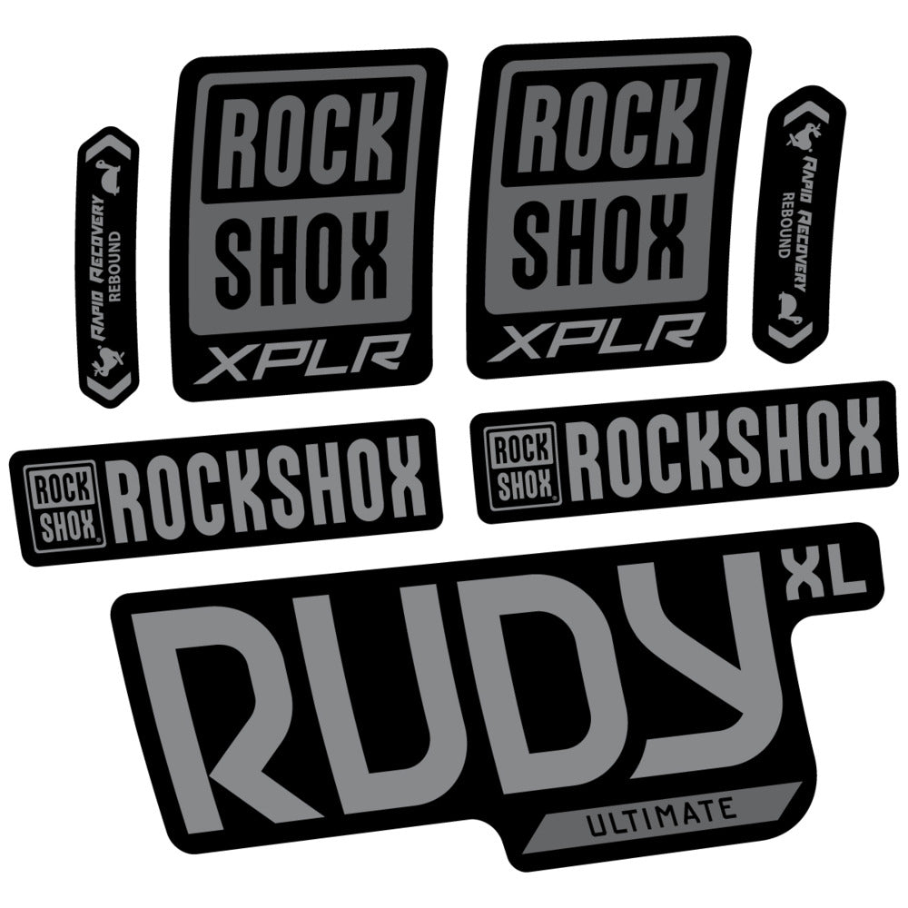Decal RockShox Rudy XL Ultimate 2026, Fork 29" 30mm, bike sticker vinyl