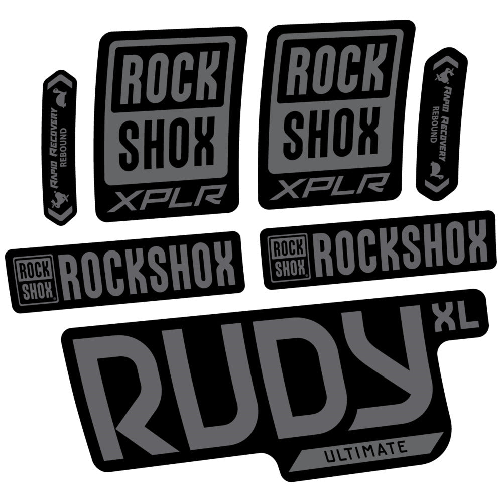 Decal RockShox Rudy XL Ultimate 2026, Fork 29" 30mm, bike sticker vinyl