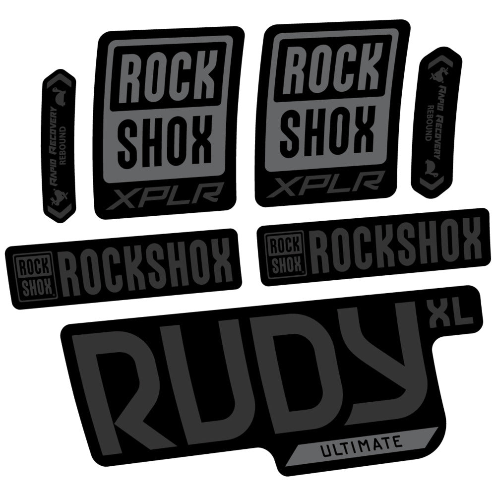 Decal RockShox Rudy XL Ultimate 2026, Fork 29" 30mm, bike sticker vinyl