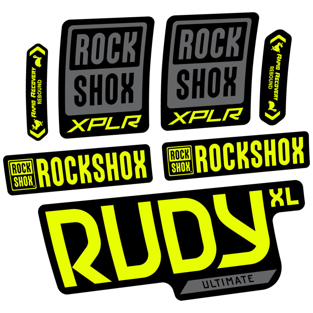 Decal RockShox Rudy XL Ultimate 2026, Fork 29" 30mm, bike sticker vinyl