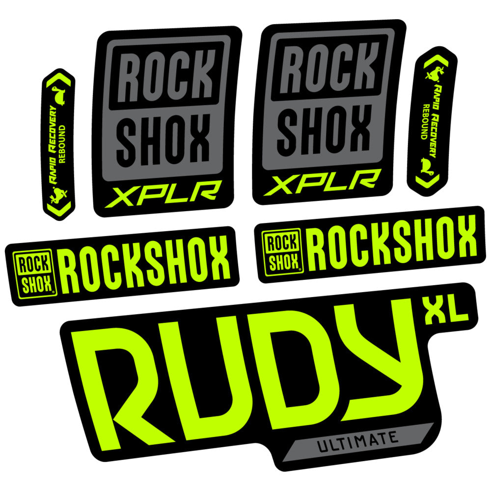 Decal RockShox Rudy XL Ultimate 2026, Fork 29" 30mm, bike sticker vinyl