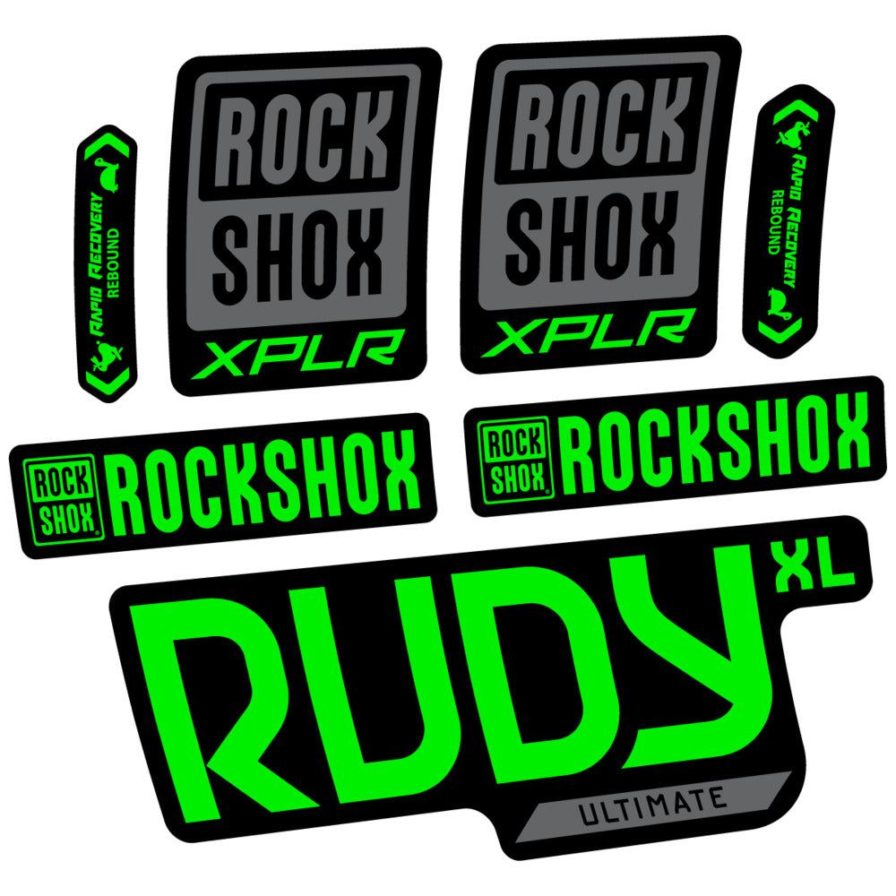Decal RockShox Rudy XL Ultimate 2026, Fork 29" 30mm, bike sticker vinyl