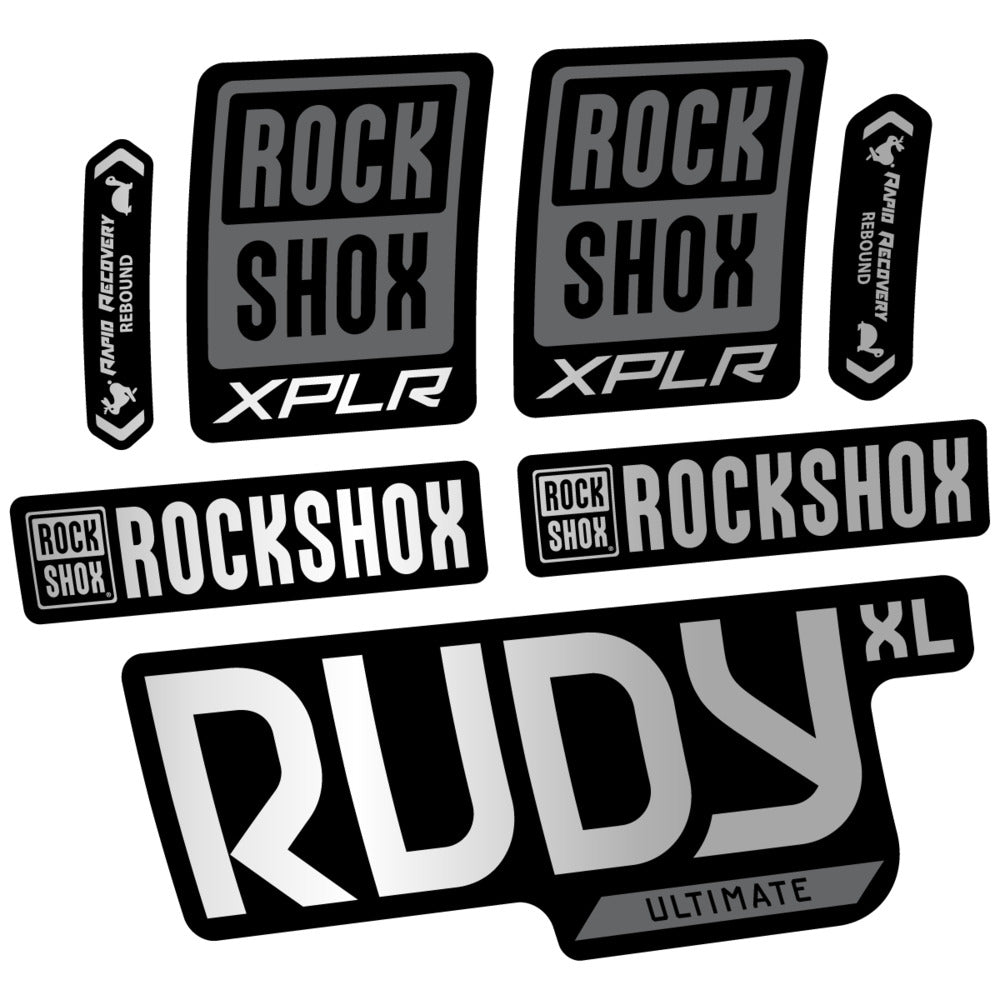 Decal RockShox Rudy XL Ultimate 2026, Fork 29" 30mm, bike sticker vinyl