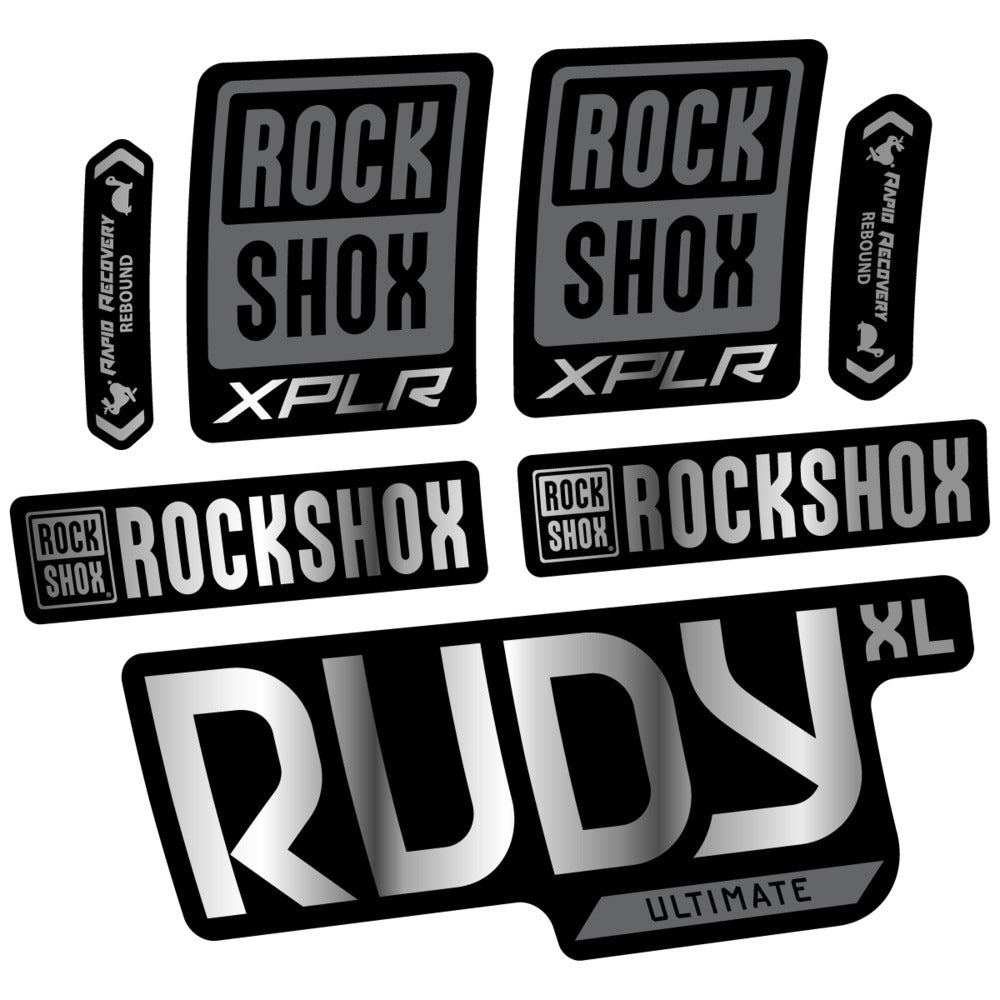 Decal RockShox Rudy XL Ultimate 2026, Fork 29" 30mm, bike sticker vinyl