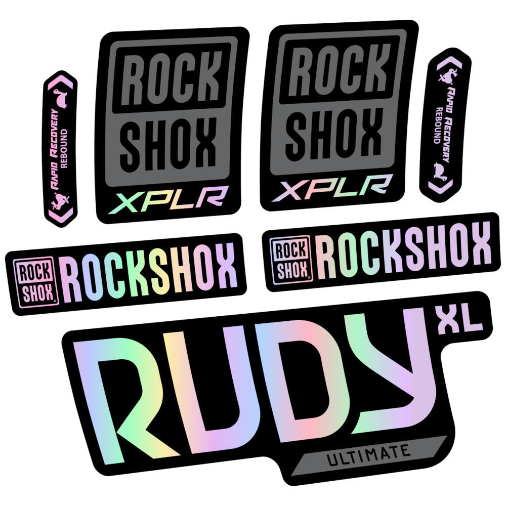 Decal RockShox Rudy XL Ultimate 2026, Fork 29" 30mm, bike sticker vinyl