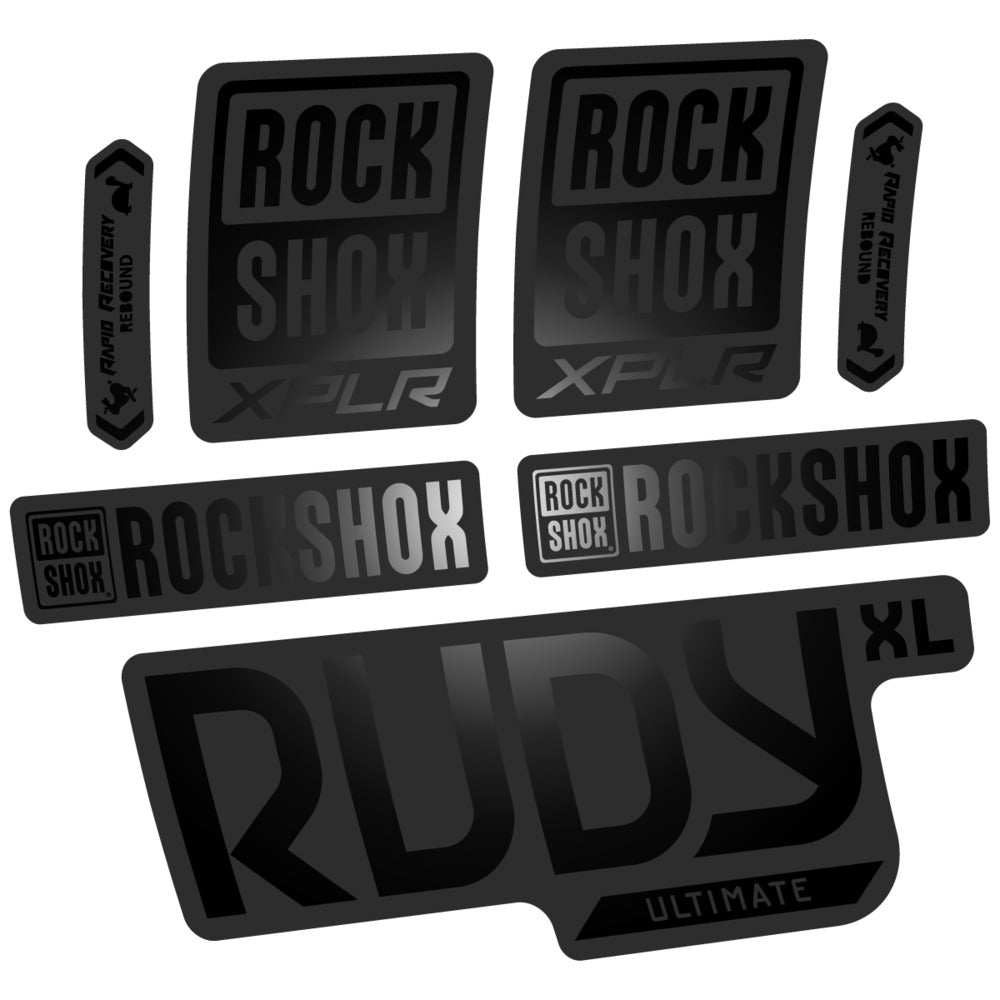 Decal RockShox Rudy XL Ultimate 2026, Fork 29" 30mm, bike sticker vinyl