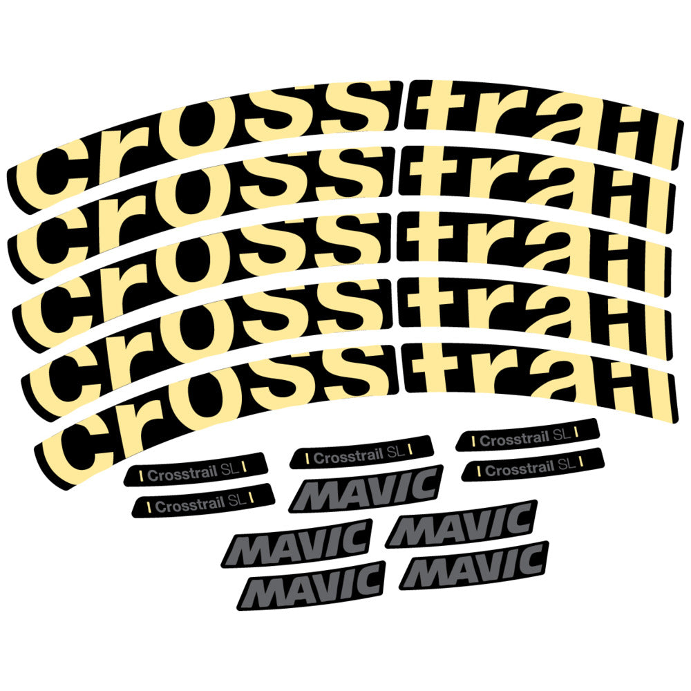Decal for Mavic Crosstrail SL 2025, Mountain Wheel, bike sticker vinyl